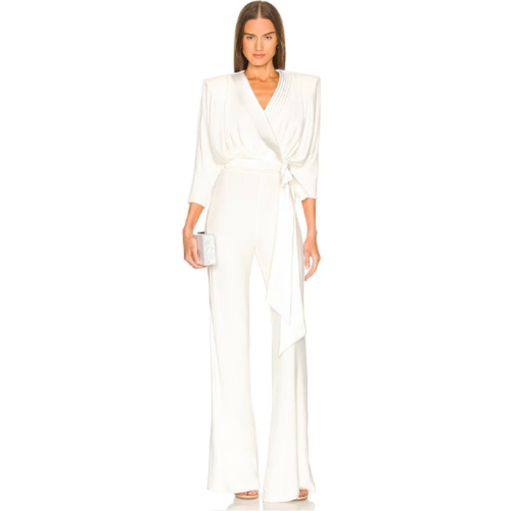 Zhivago Weld Jumpsuit in Bright White NWOT Size 4